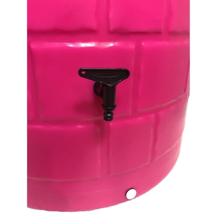 Récupérateur d'eau de pluie décoratif en polyéthylène 340 L - Plast'Up