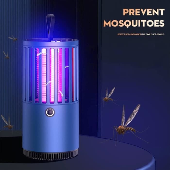 Lampe Anti Moustique Tue Mouche Electrique Intérieur Exterieur Appareil  Anti Moustique Attrape Piege Insecte Lumière Bleue Tue[61] - Cdiscount  Jardin