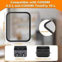 Grille Anti-éclaboussures De Rechange Pour Friteuses à Air, Accessoire