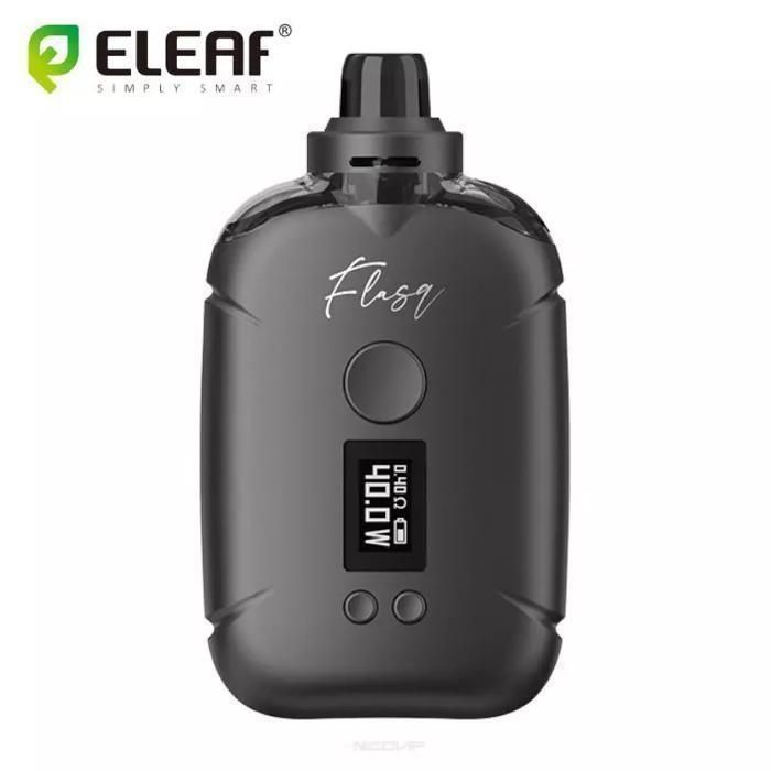 elfbar nachfüll pod läuft aus Cigarette electronique Vapotage Vape : Kit Flas-Q 5 - 40 w max SILVER +  Cartouche (ELEAF)
