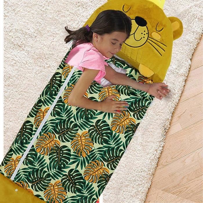 Mignon Sac de Couchage Enfant Duvet Enfant avec Oreiller 137*50cm Tigre -  Cdiscount Sport