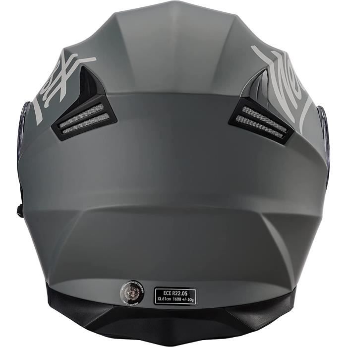 Casque Moto Bluetooth Modulable - Double Visière - Certification DOT/ECE - Confortable Et Sécurisé