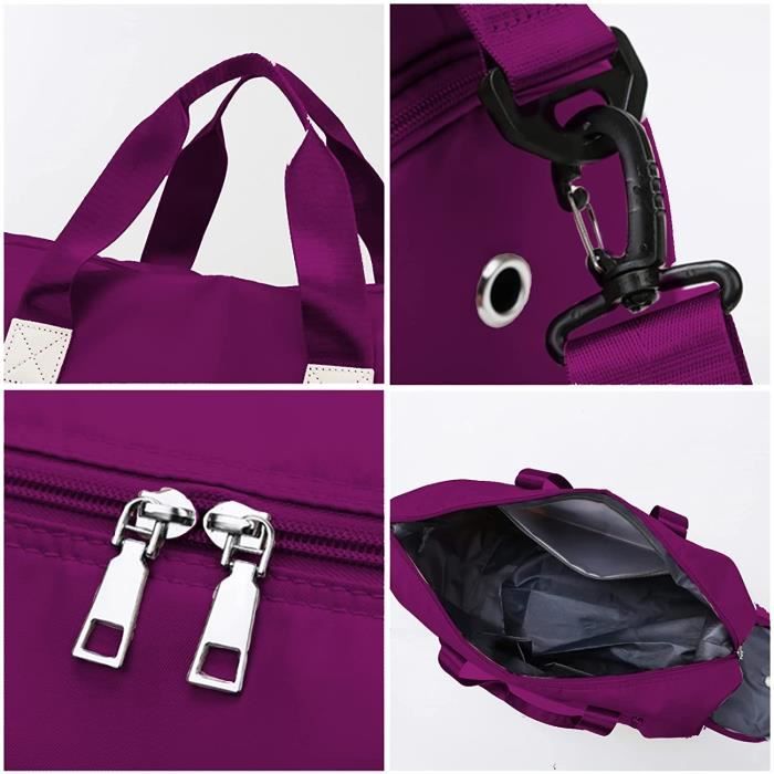 Duffel Bag Sac De Sport Avec Compartiment à Chaussures Séparé