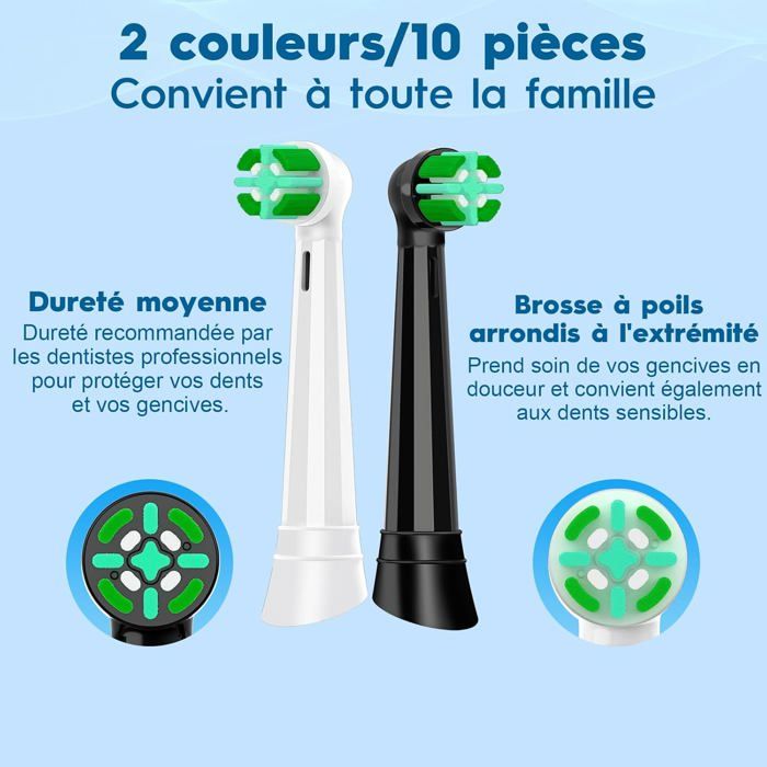 Brossette de rechange pour brosse à dents électrique SWROSE 8 Têtes — free download