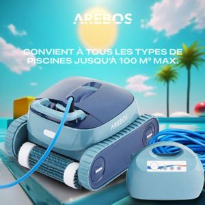 Aspirateur à Piscine Robotisé Sans Fil - Seagull 800B Aiper Intelligent ZT2001B