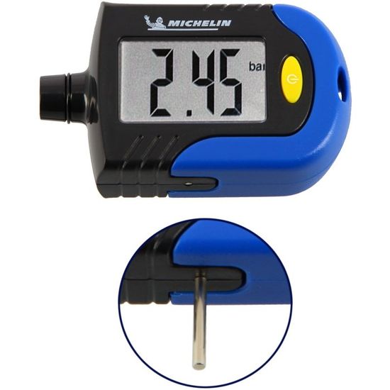 Testeur De Pression D'Air Digital Gonfleur Pneus 0-12 Bar - Manomètre Voiture Camion Vélo Poids Lourds