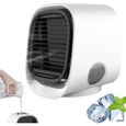 1 Climatiseur Portable Airabreeze, Refroidisseur D'air Usb 3 Vitesses, Ventilateur De Bureau Oscilla ACCESSOIRES FABRICATION MAISON