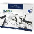 Kit 8 Feutres PITT artist pen kit Manga Advanced  couleurs assorties-0