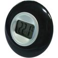 Thermomètre d'intérieur - OTIO - D: 77mm - écran LCD - noir-0