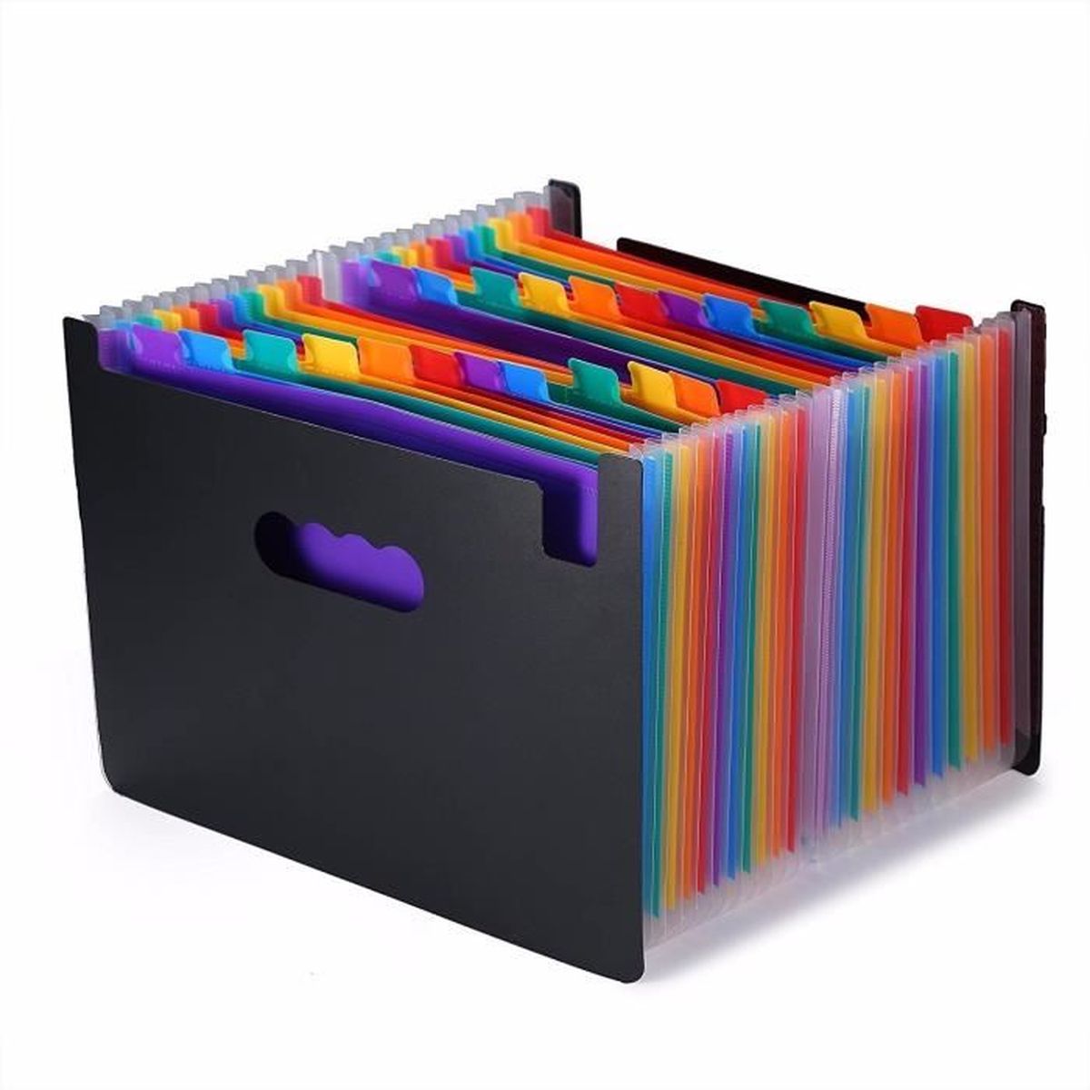 24 pochettes classeur a4 pour le rangement des documents 19 7x29 7 cm