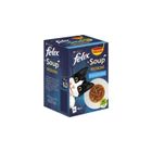 Aliment humide pour chat - FELIX - Soupe Succulente - 6 sachets de 48g - Complément nutritionnel - Adulte