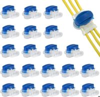 20Pcs Connecteur Electrique Etanche - Connecteur Etanche - Raccord Electrique Etanche - pour Robot Tondeuse Sans Fil Périphérique