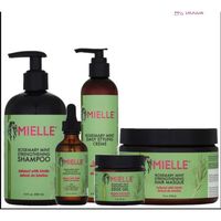 Mielle Organics Romarin Renforcè Shampooing & Masque & Scalp Huile&styling crème &edge gel pack 5