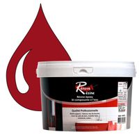 Peinture Résine  0.5L - Multisupport RAL 3003 - Rouge rubis - Faïence, Carrelage, Douche, Baignoire - Kit d'application