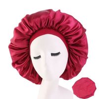 style408A-8  -Bonnet de nuit en Satin pour femmes, bandeau élastique Extra Large, pour envelopper la tête, motif africain, imprimé,