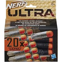 Nerf - Recharge de 20 fléchettes - Compatibles uniquement avec les Blasters Nerf Ultra