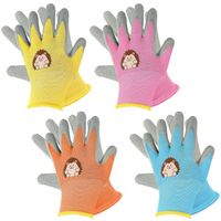 4 paires gants de jardinage pour enfants,gants de travail enduits de caoutchouc,gants de protection antidérapants,gants pour enfants