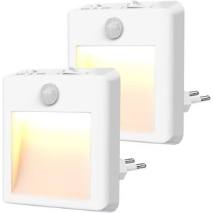 veilleuse prise electrique 3 Jahre lampe LED * Garantie de satisfaction Veilleuse enfant avec detecteur de mouvement de BEARTOP auto ON blanc chaud & économe en énergie veilleuse bébé 