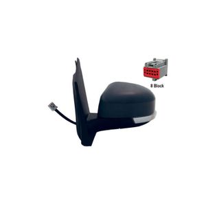 Rétroviseur Électrique Droit Asphérique Chauffant - Pour Ford Fiesta MK6 Phase 1 2008-2012