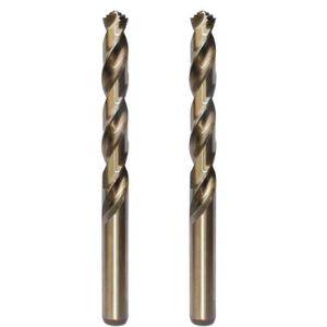 Foret à métaux en acier inoxydable Ø 8,4 mm Foret spirale court type N coupe droite HSS/cobalt 5 % DIN 338 