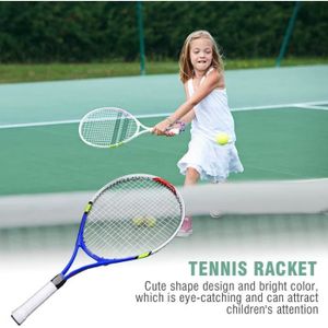 RAQUETTE DE TENNIS Raquette de Tennis 3 Couleurs avec Sac de Transport, Raquette de Pratique pour Enfants A264