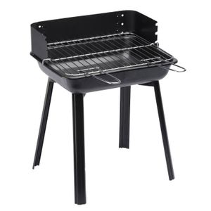 BARBECUE PORTAGO Barbecue charbon noir 33 x 26 cm