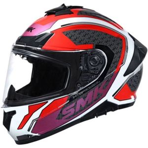 CASQUE MOTO SCOOTER Casque moto intégral SMK typhoon rd1 - blanc/rouge