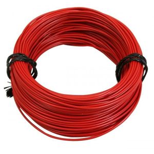 fil de câblage souple 2 fils rouge et noir 0,25mm² F013# bobine de 25m 