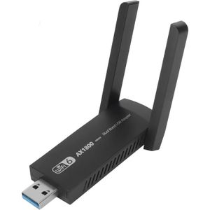 CLE WIFI - 3G Adaptateur WiFi USB, Dongle WiFi Double Bande avec Double Antenne à Gain élevé Adaptateur USB sans Fil avec Mode AP, pour Les A1096