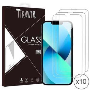 FILM PROTECT. TÉLÉPHONE Tikawi x10 Verres trempés 9H Iphone 13 Mini (5.4