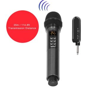 ELEGIANT Microphone Bluetooth, Micro Professionnel sans Fil Intégré FM  Portables et Récepteur UHF Amplificateur pour Réunion, : 74.39 €