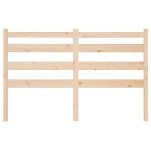 TÊTE DE LIT Tête de lit en bois massif de pin ZERONE 146x4x100 cm - Contemporain - Design
