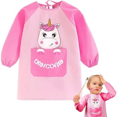 Blouse De Peinture Enfant 7-12 Ans - Manches Longues, Imperméable, Avec Poche Pratique - 5