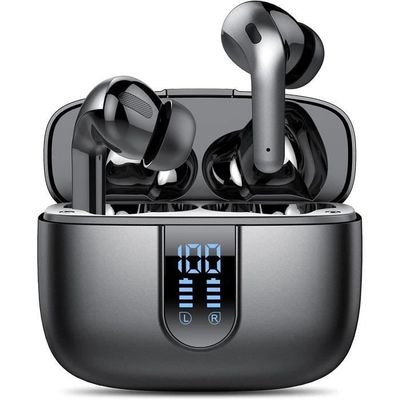 Ecouteurs Bluetooth Sans Fil Écouteurs Bluetooth 5.3 Sans Fil - 40h Autonomie, IP7, Basses Immersives, écran LED écouteurs Sport