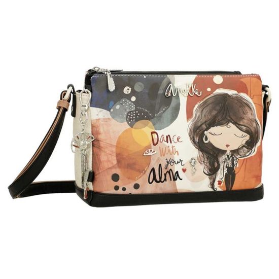 Mini Sac - ANEKKE - Alma - Multicolore - 12x19x5 Cm - Bandoulière Réglable Rouille