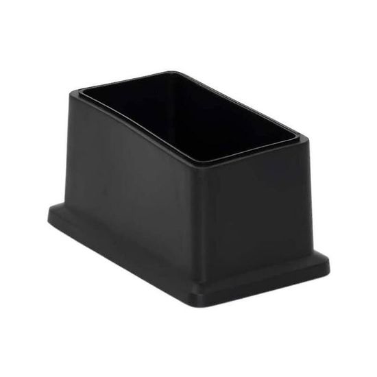 Flyshop Lot De 8 Embouts De Pieds De Chaise En PVC Non Marquants Pour Pieds De Chaise Ronds 50 Mm 2-inches, Noir, Ronds