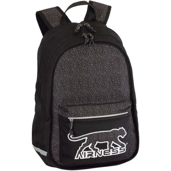 AIRNESS Sac à dos 46 cm Noir Cdiscount Bagagerie Maroquinerie