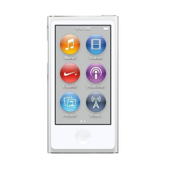 Housse Silicone Souple Transparente Pour IPod Nano 7ème Génération - Protection Anti-rayures, Couleur Bleu Glossy