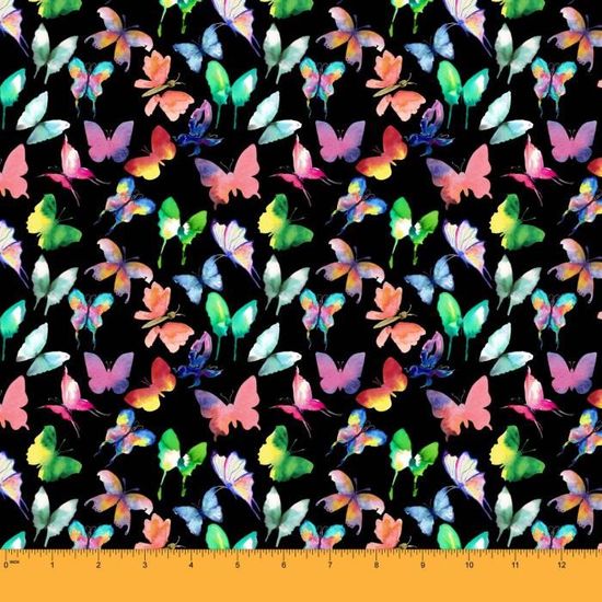 Soimoi Floral Imprimé 115 GSM rayonne viscose 58 Wide Craft tissu pour la couture 