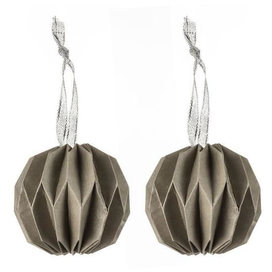 Diy Boules De Noël Origami Westwing
