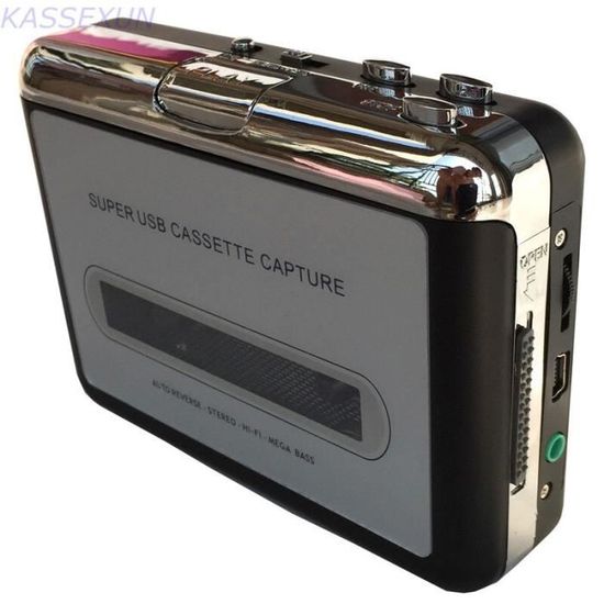 Carte de capture cassette baladeur, lecteur de cassette, conversion cassette en MP3 via PC, [C128E67]
