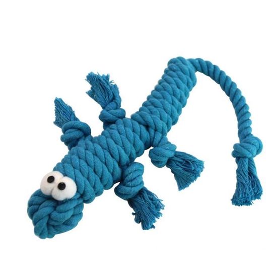 Chiot chien jouet pour animaux de compagnie coton tresse dents molaires corde de nettoyage jouet corde à mâcher noeud jouet030