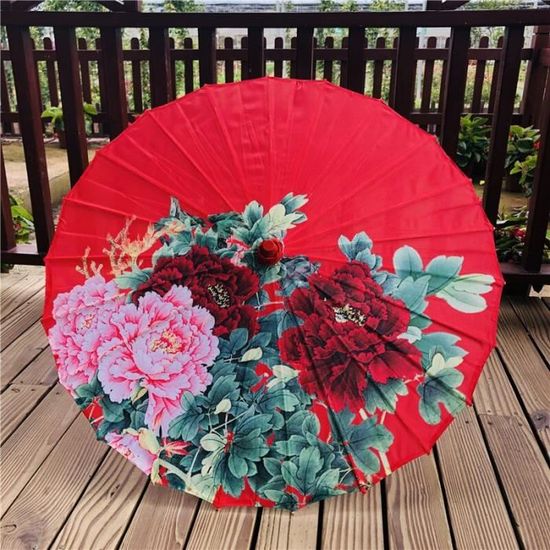 Parapluie En Papier Blanc Japonais - Diamètres 20/30/40/60 Cm - Décoration Mariage, Événement, Photo - Style Vintage