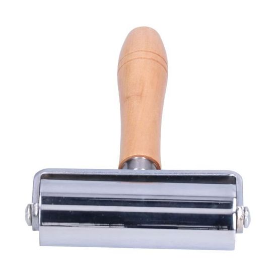 Outil Biseauteur Pour Cuir - Manche En Bois, 2 Lames De 25mm, Pour Chanfreiner Et Travailler Le Cuir - 2