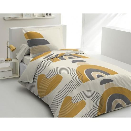 Home Linge Passion Parure De Couette Louxor - 1 Housse De Couette 220x240cm 2 Taies 3701393701730