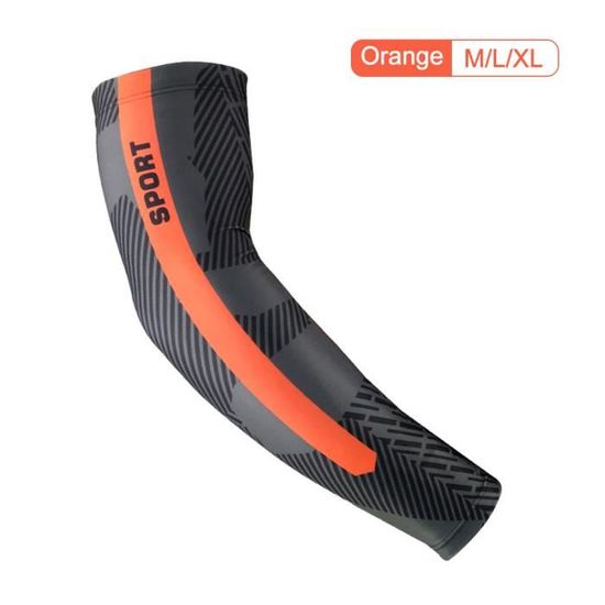 2 Paires Manchons UV Protection Solaire - Brasier Sport Moto Jardinage | Manches Compression Sans Doigts Blanc & Noir | Unisexe