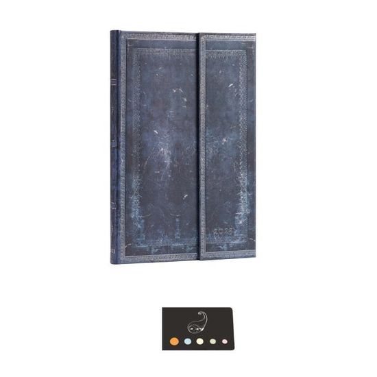 Lot Agenda Français Civil 2023 Paperblanks "Chroniques Turquoises" Ultra Vertical 1 Semaine Sur - View #6