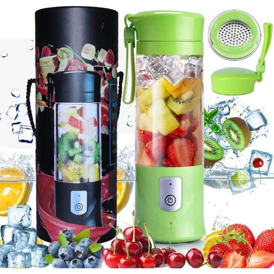 Blenders,Portable Mixeur des Fruits rechargeable avec USB,Mini Blender Pour Smoothie,Milk-shake