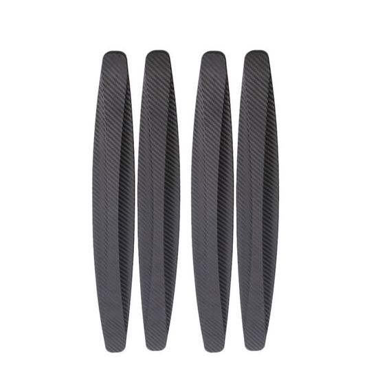 Film Protection Seuil Porte Voiture 7x10m Fibre De Carbone Noir - Anti-Rayures Universel Autocollant