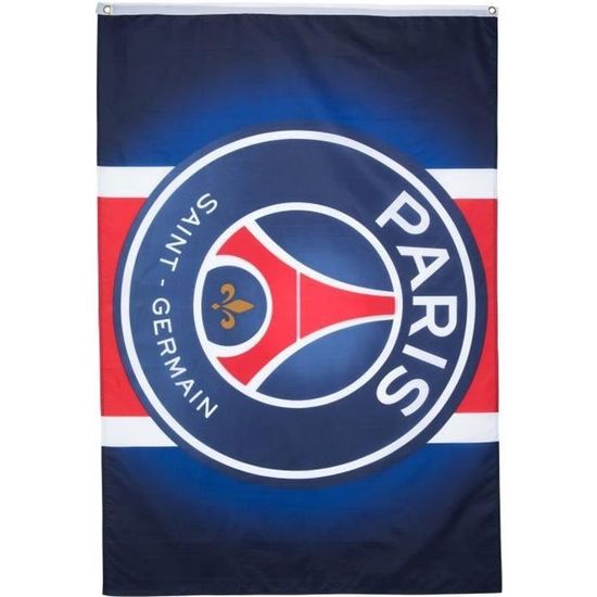 PSG - Drapeau Officiel P15117 Bleu Marine 